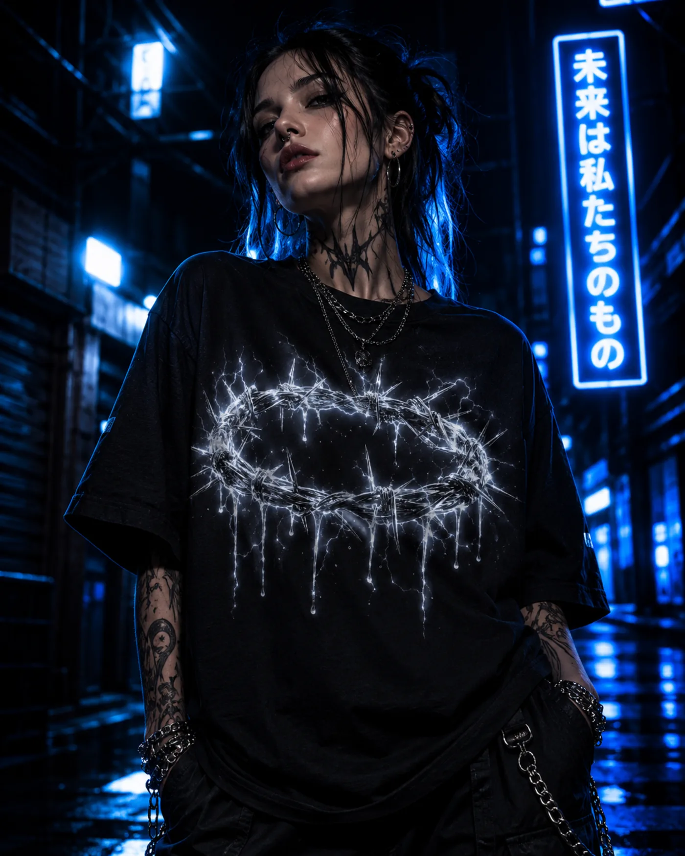 Crown tee, look 2
