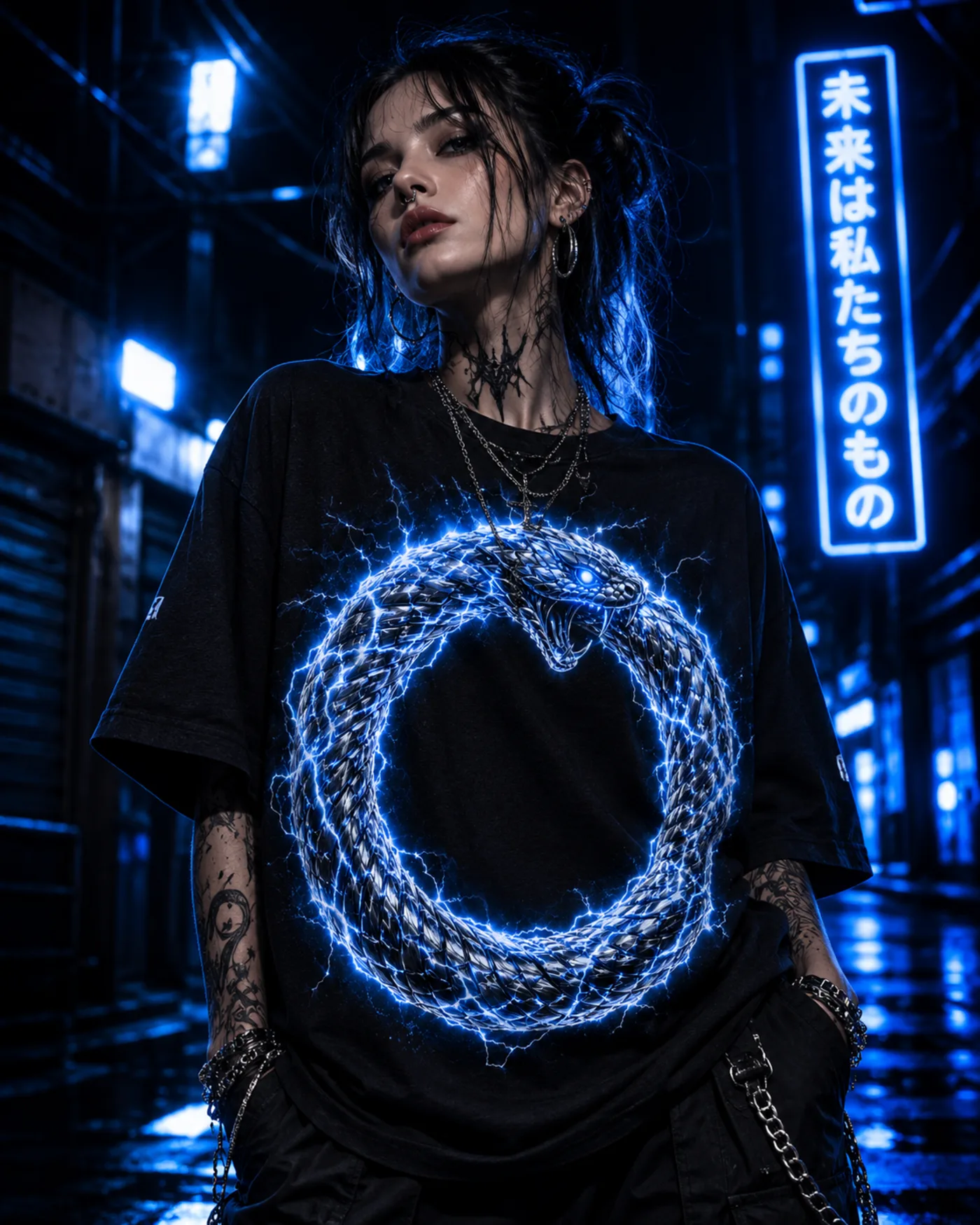 Ouroboros tee, look 2